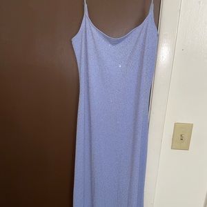 Vintage Light Blue Sparkle Dress